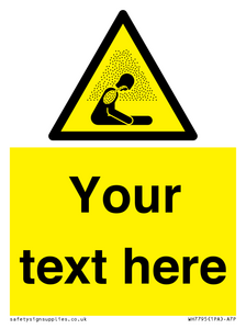 Custom warning asphyxiating atmosphere